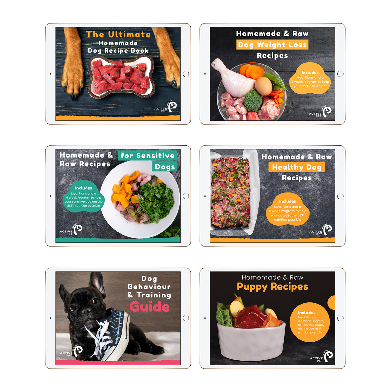 Dog Raw Feeding Recipe Book Bundle VALUE Pack
