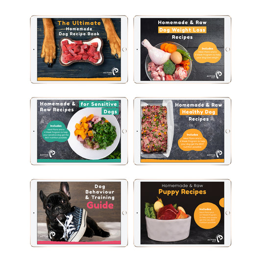 Dog Raw Feeding Recipe Book Bundle VALUE Pack