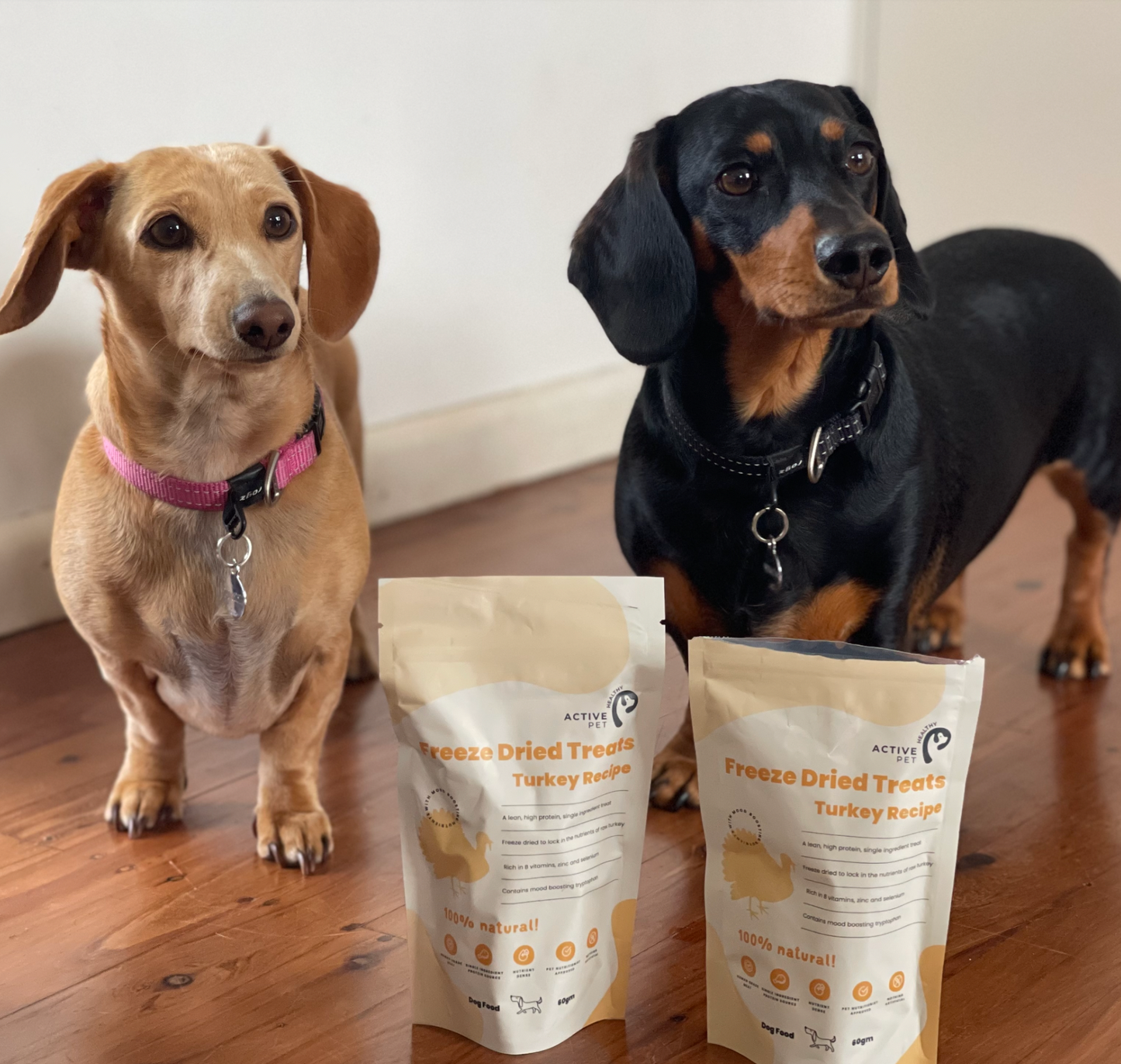 Freeze Dried Raw Turkey Treats Pack of 3