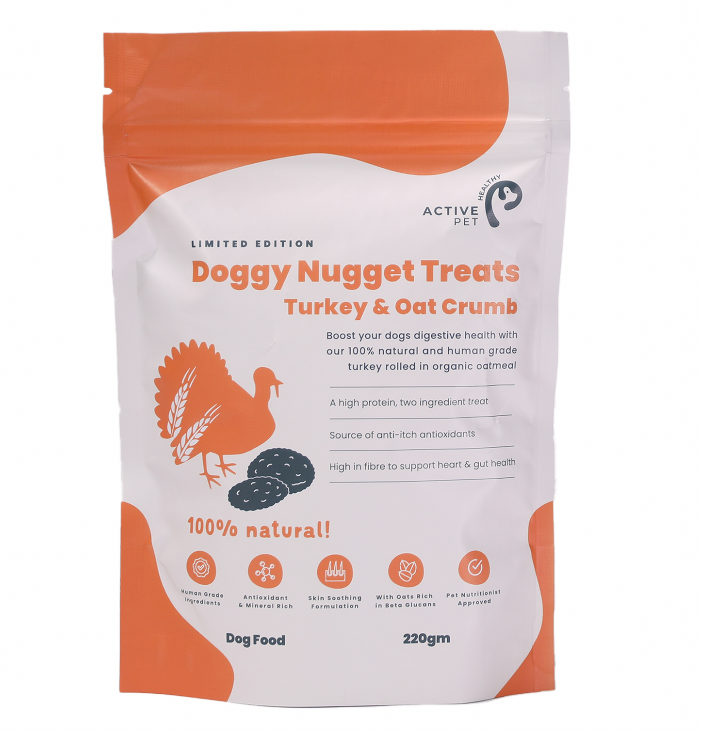 Turkey Air Dried Dog Food Nuggets