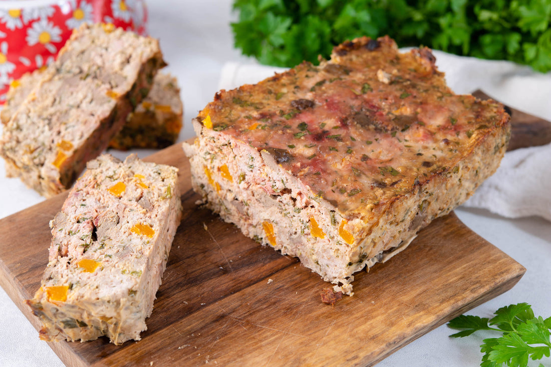 Chicken & Pork Meatloaf Home Made Dog Food Recipe