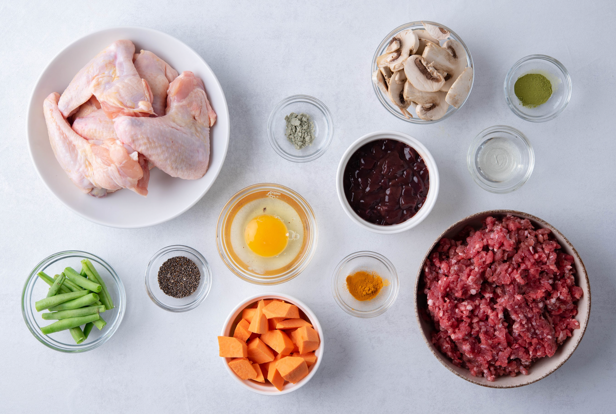 Raw dog food recipe - chicken wing and roo – Healthy Active Pet