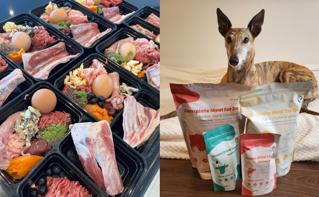 The raw food diet for dogs with freeze dried dog food