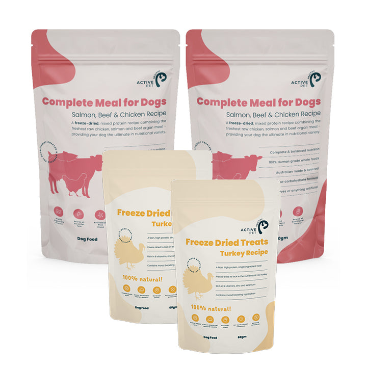 Freeze dried & air dried dog food Healthy Active Pet