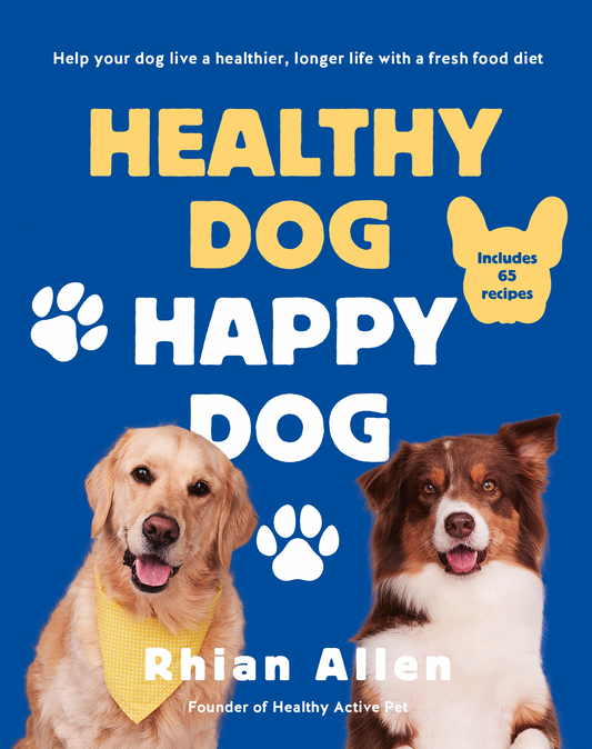 Healthy Dog Happy Dog Book - Raw Feeding Dog Food Recipes