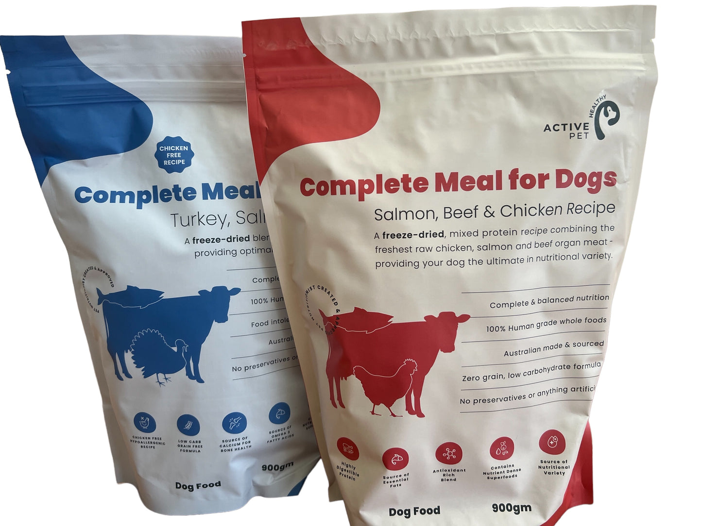 Double Pack Freeze Dried Raw Dog Food - 2 Flavours