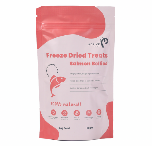 Salmon Bellies Freeze Dried Dog Food Treat