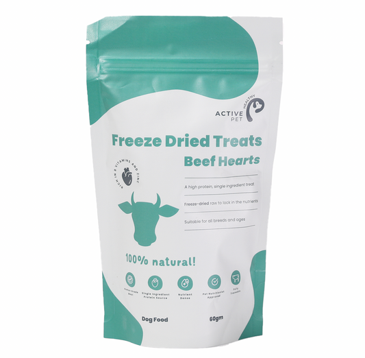 Beef Hearts Freeze Dried Dog Food Treat