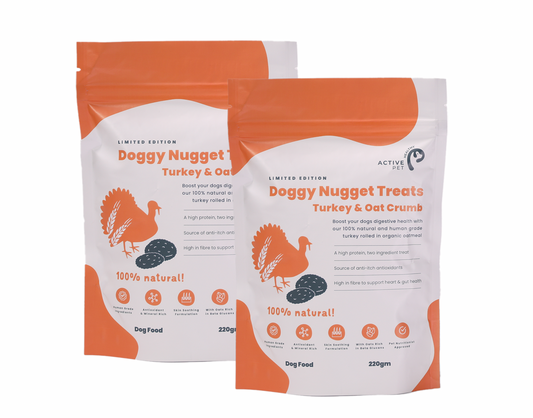 Double Pack Turkey Air Dried Dog Food Nuggets