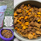 Complete Freeze Dried Raw Dog Food Meal  & Slow Feeding Dog Bowl & Water Bottle