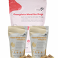 Freeze Dried Raw Turkey Treats Pack of 2 & Complete Salmon, Chicken & Beef Meal