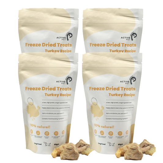 Freeze Dried Turkey Treats - 4 pack