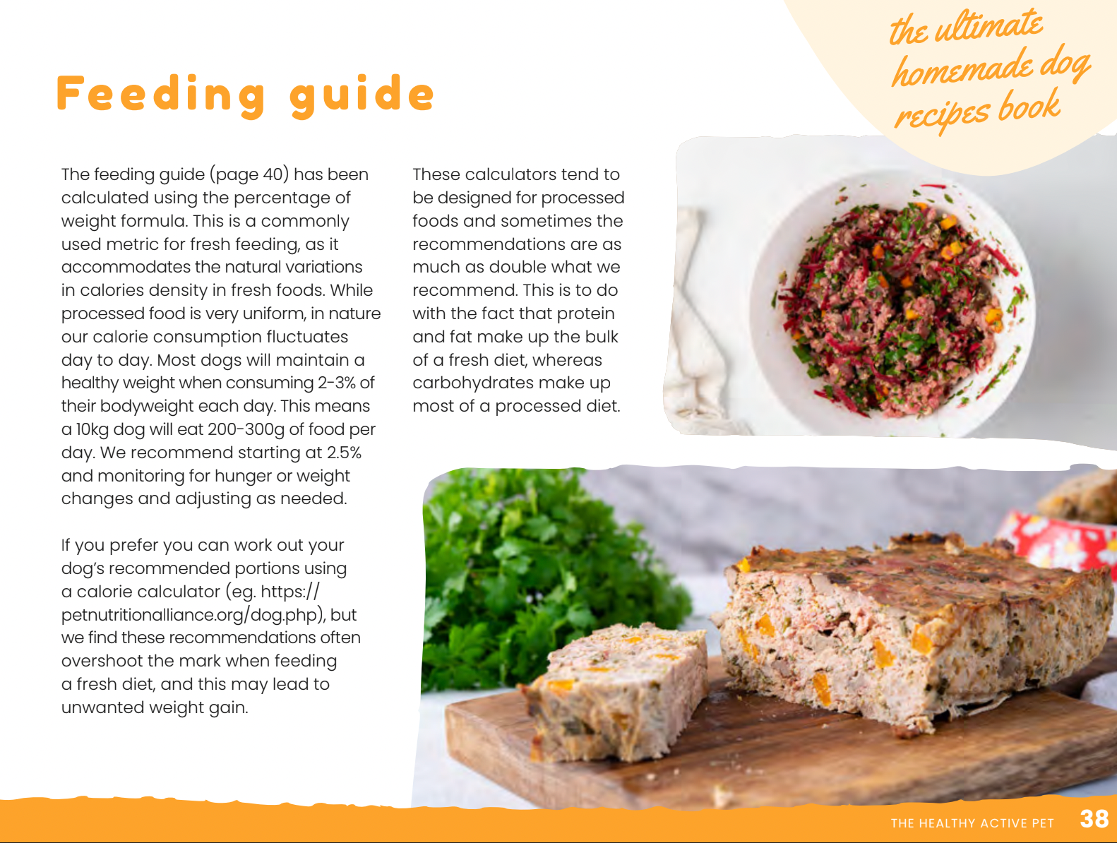 Homemade fresh dog sales food